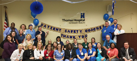 Patient safety coach luncheon at Thomas Hospital